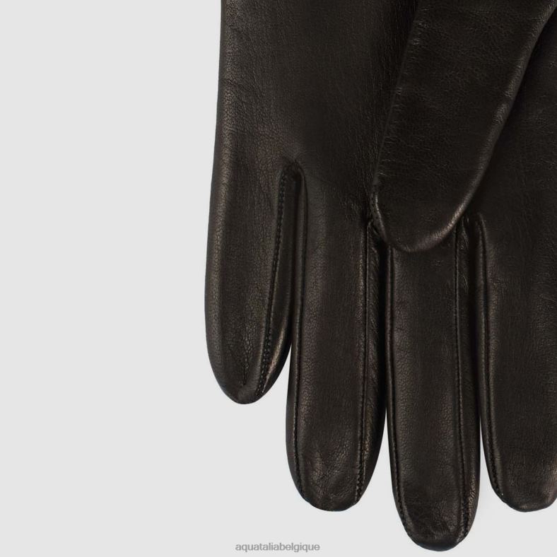 accessoires Aquatalia gant lungo noir femmes 62Z0T371