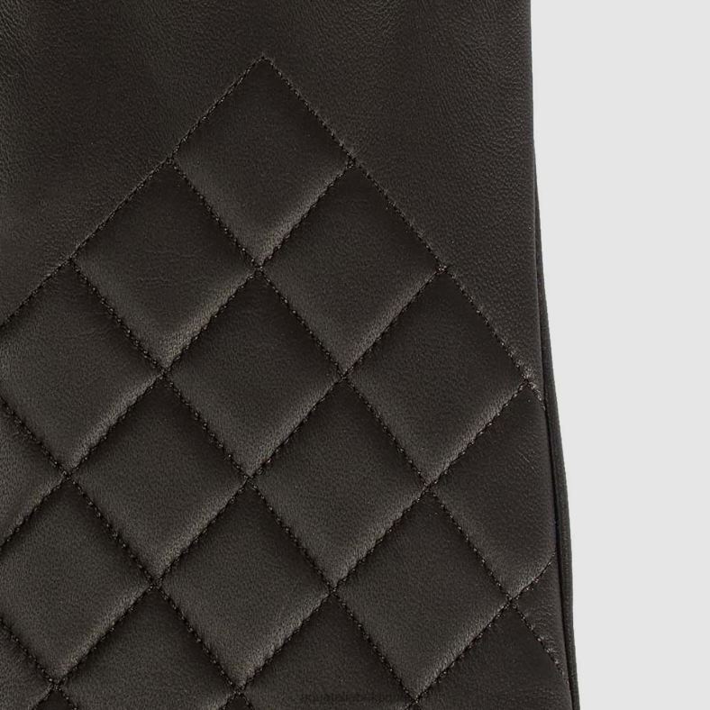 accessoires Aquatalia gant matelassé Expresso femmes 62Z0T374