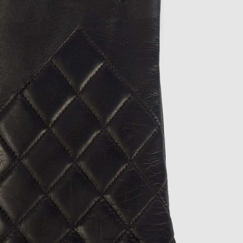 accessoires Aquatalia gant matelassé noir femmes 62Z0T373