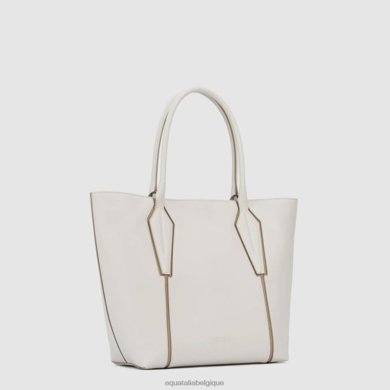 accessoires Aquatalia cabas alessandria blanc femmes 62Z0T327