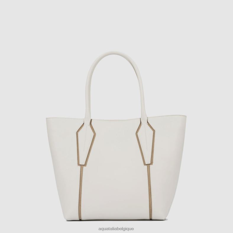 accessoires Aquatalia cabas alessandria blanc femmes 62Z0T327
