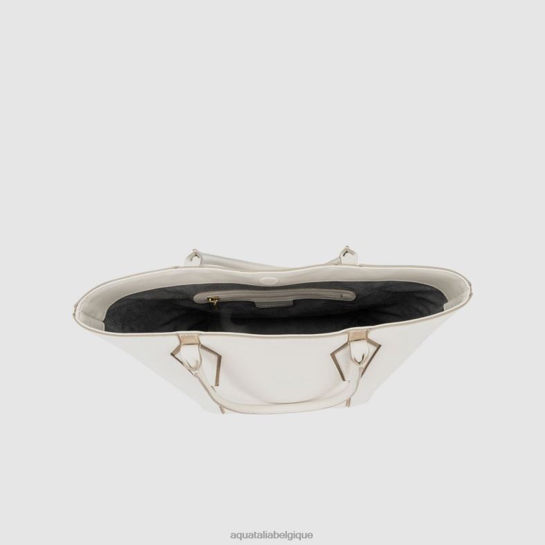 accessoires Aquatalia cabas alessandria blanc femmes 62Z0T327