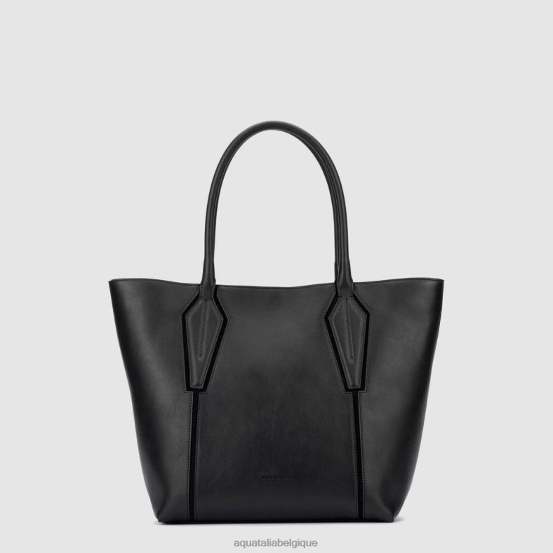 accessoires Aquatalia cabas alessandria noir femmes 62Z0T329
