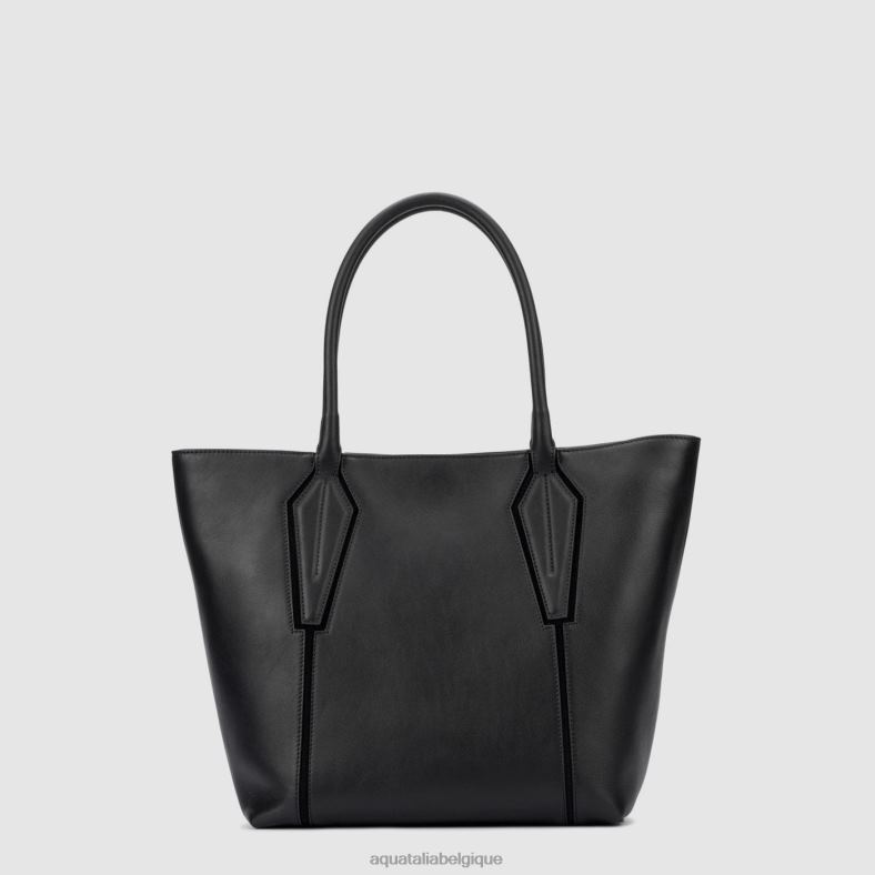 accessoires Aquatalia cabas alessandria noir femmes 62Z0T329