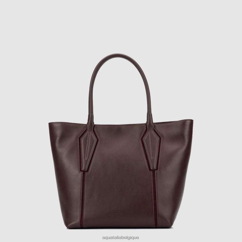 accessoires Aquatalia cabas alessandria vin femmes 62Z0T328