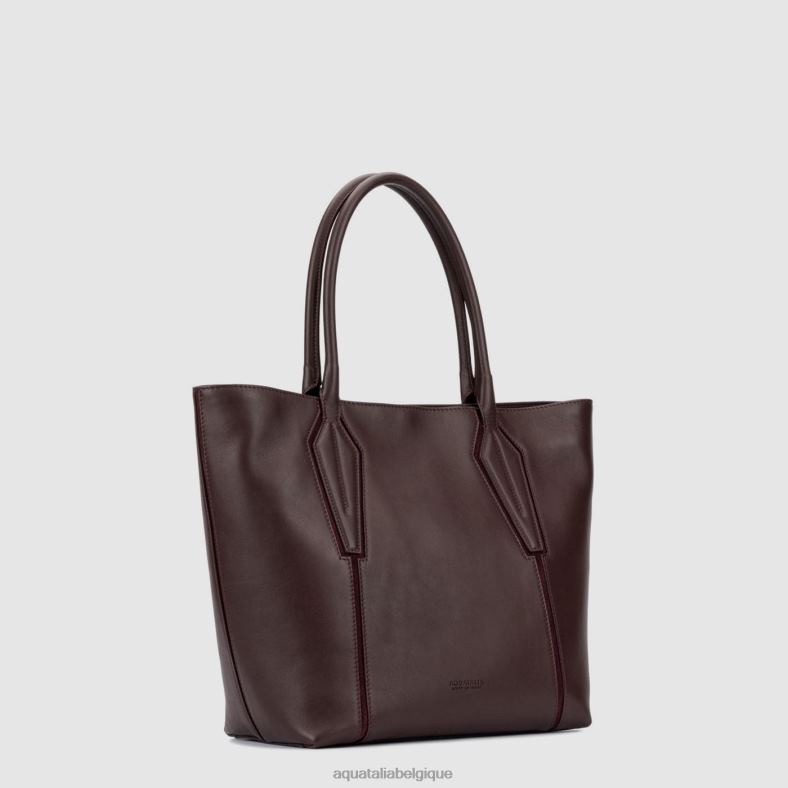 accessoires Aquatalia cabas alessandria vin femmes 62Z0T328