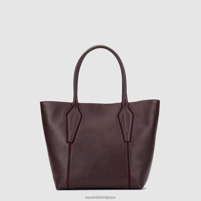 accessoires Aquatalia cabas alessandria vin femmes 62Z0T328