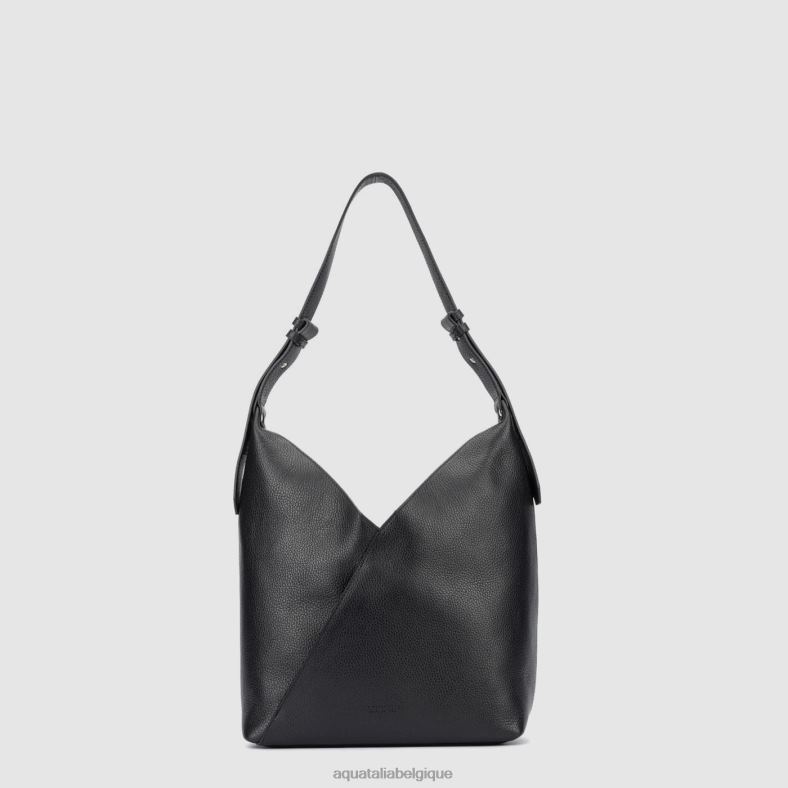 accessoires Aquatalia hobo rimini noir femmes 62Z0T320