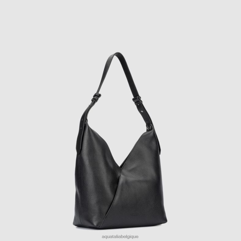 accessoires Aquatalia hobo rimini noir femmes 62Z0T320