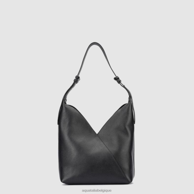 accessoires Aquatalia hobo rimini noir femmes 62Z0T320