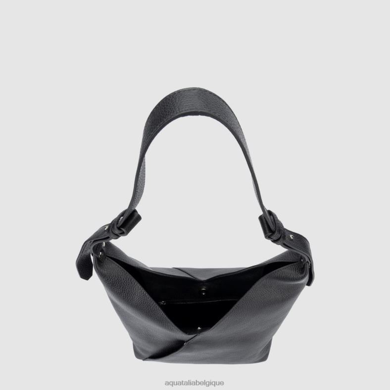 accessoires Aquatalia hobo rimini noir femmes 62Z0T320
