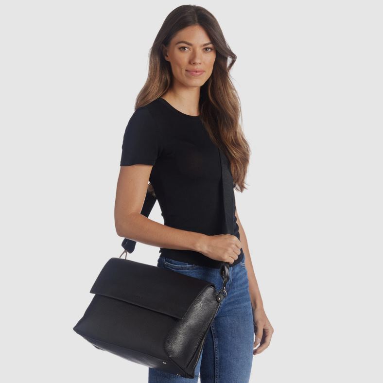 accessoires Aquatalia messager de Vérone noir femmes 62Z0T344