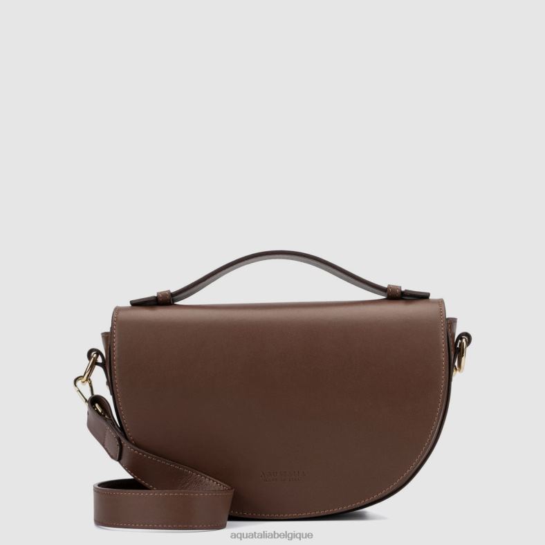 accessoires Aquatalia sac à bandoulière sienne Cognac femmes 62Z0T337