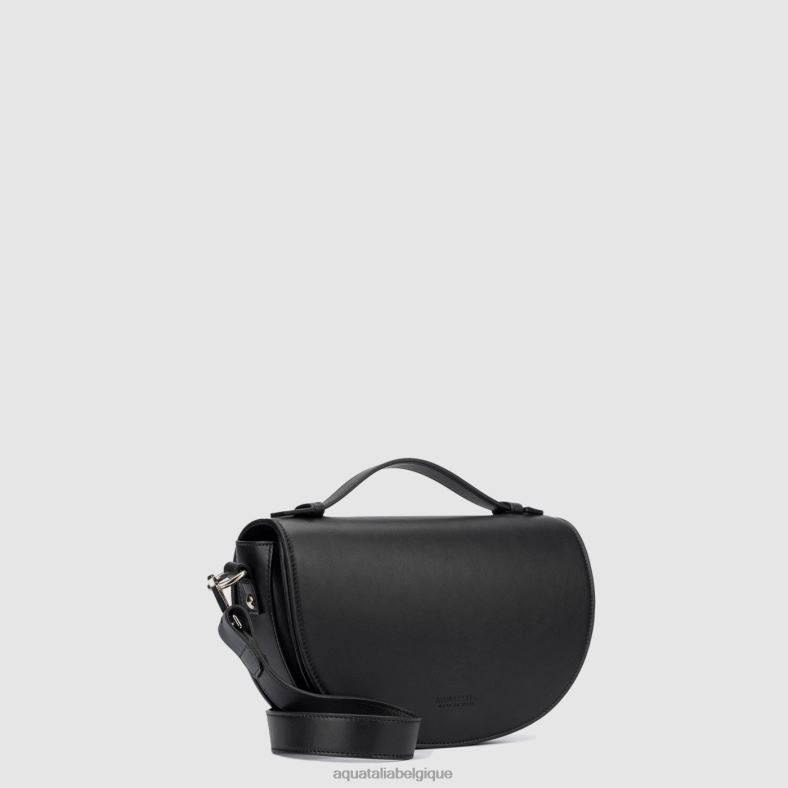accessoires Aquatalia sac à bandoulière sienne noir femmes 62Z0T338