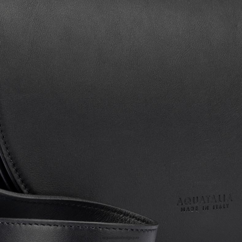 accessoires Aquatalia sac à bandoulière sienne noir femmes 62Z0T338
