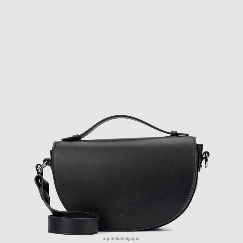 accessoires Aquatalia sac à bandoulière sienne noir femmes 62Z0T338