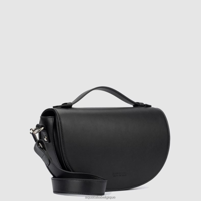 accessoires Aquatalia sac à bandoulière sienne noir femmes 62Z0T338