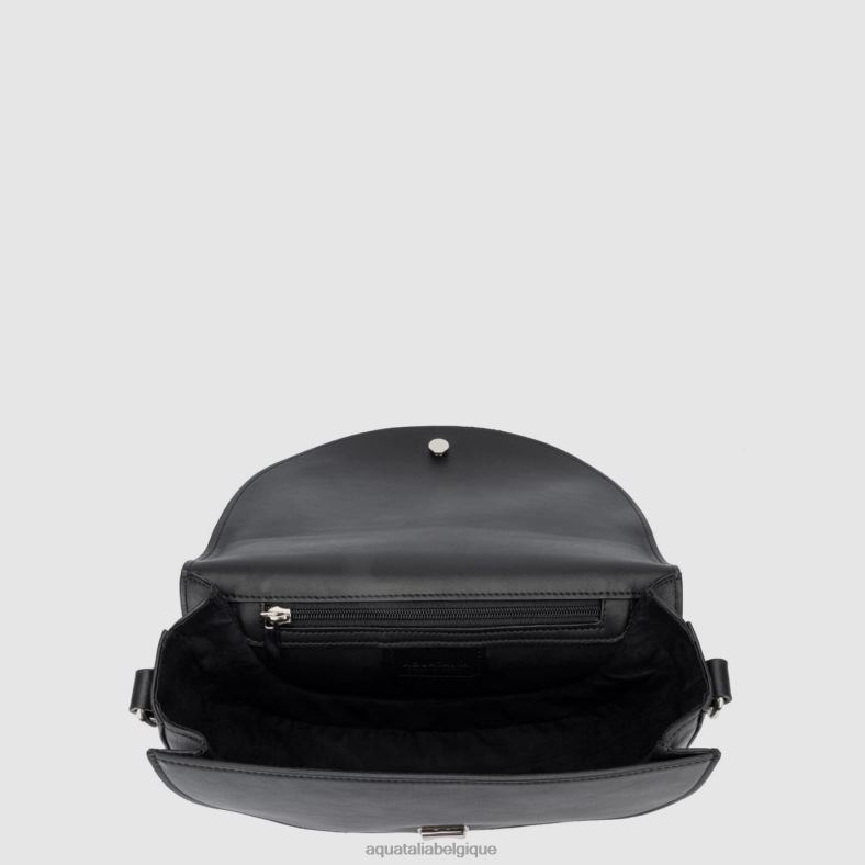 accessoires Aquatalia sac à bandoulière sienne noir femmes 62Z0T338