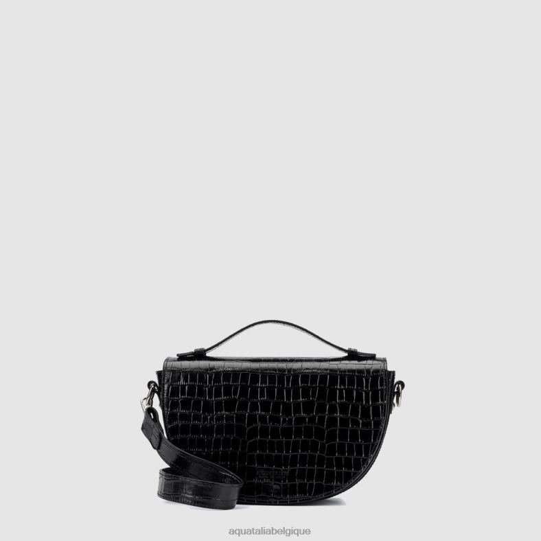accessoires Aquatalia sac à bandoulière sienne noir femmes 62Z0T339