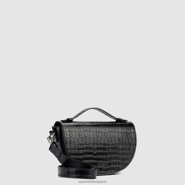 accessoires Aquatalia sac à bandoulière sienne noir femmes 62Z0T339