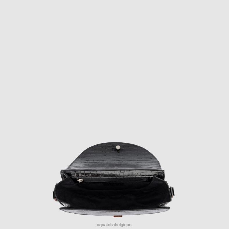 accessoires Aquatalia sac à bandoulière sienne noir femmes 62Z0T339