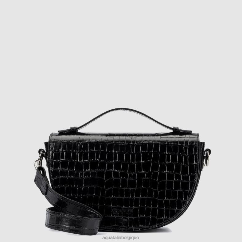 accessoires Aquatalia sac à bandoulière sienne noir femmes 62Z0T339