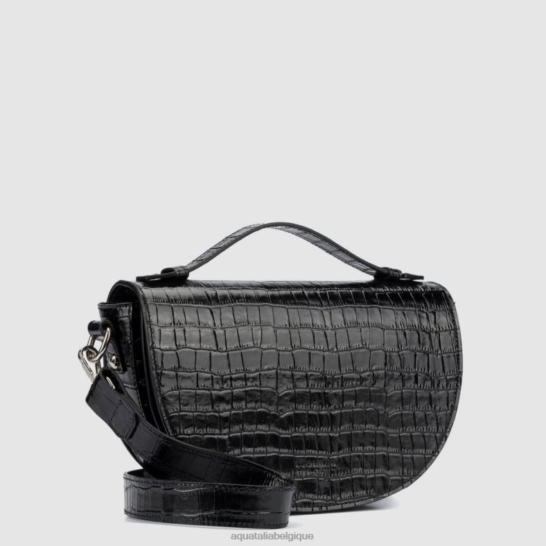 accessoires Aquatalia sac à bandoulière sienne noir femmes 62Z0T339