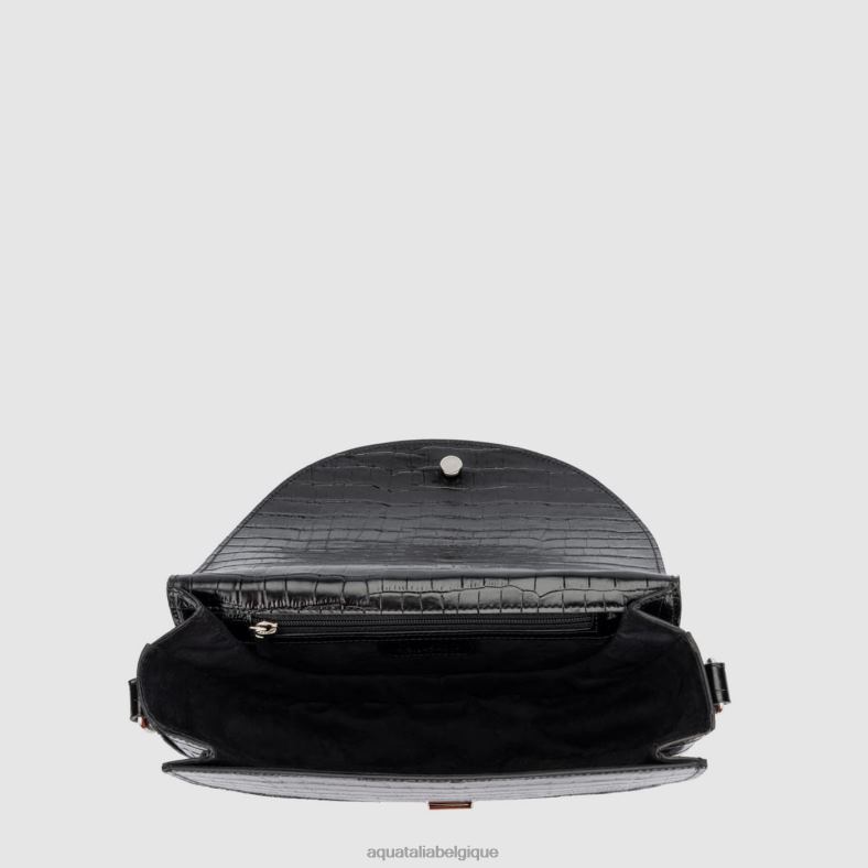 accessoires Aquatalia sac à bandoulière sienne noir femmes 62Z0T339