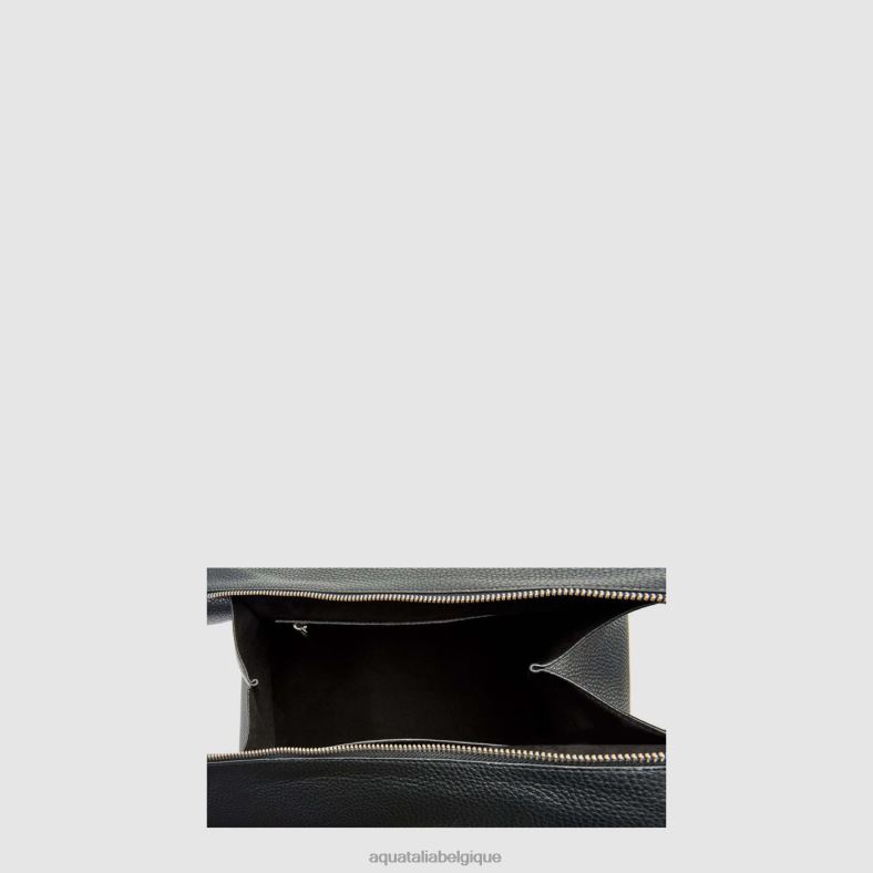 accessoires Aquatalia sac cabas en cuir noir femmes 62Z0T349