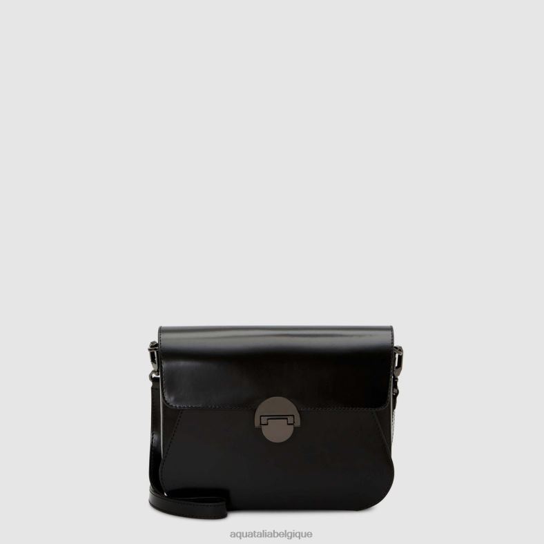accessoires Aquatalia sac porté épaule catherine noir femmes 62Z0T347