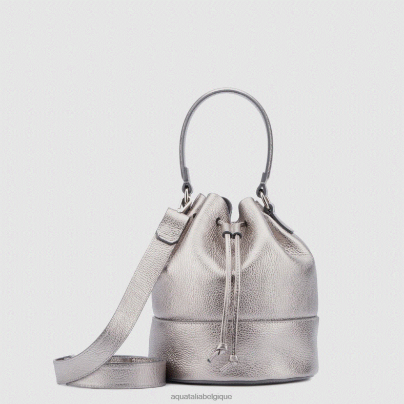 accessoires Aquatalia seau bari platine femmes 62Z0T330