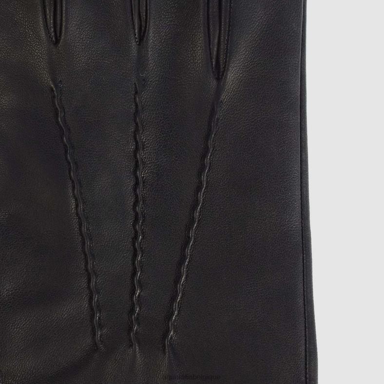 accessoires Aquatalia gant classique noir Hommes 62Z0T388