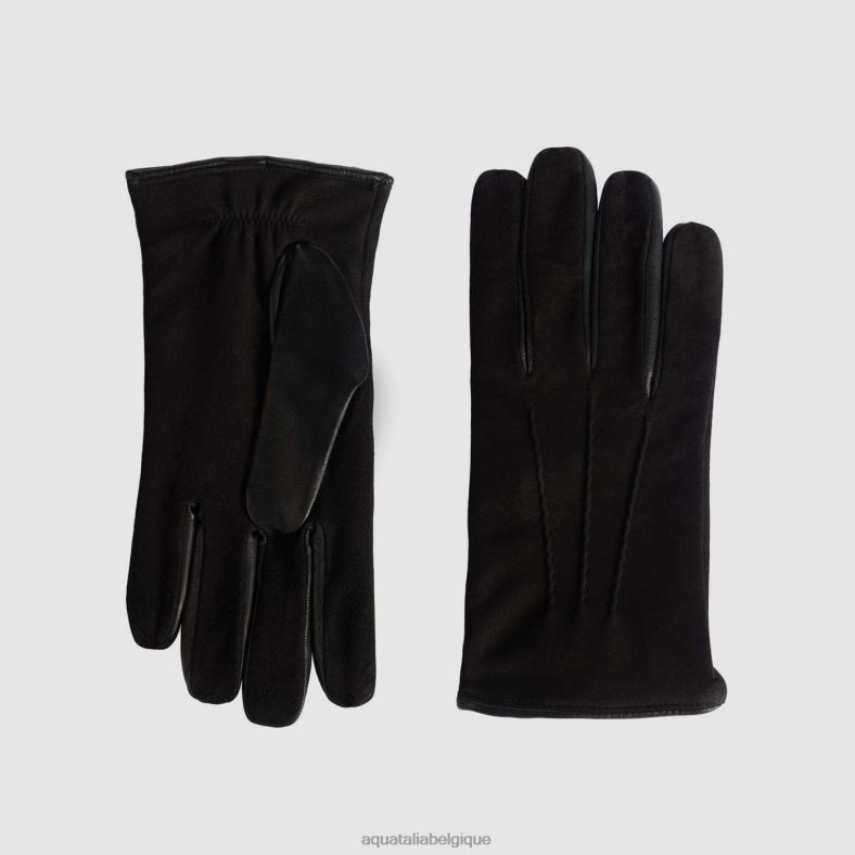accessoires Aquatalia gant de finition classique noir Hommes 62Z0T391
