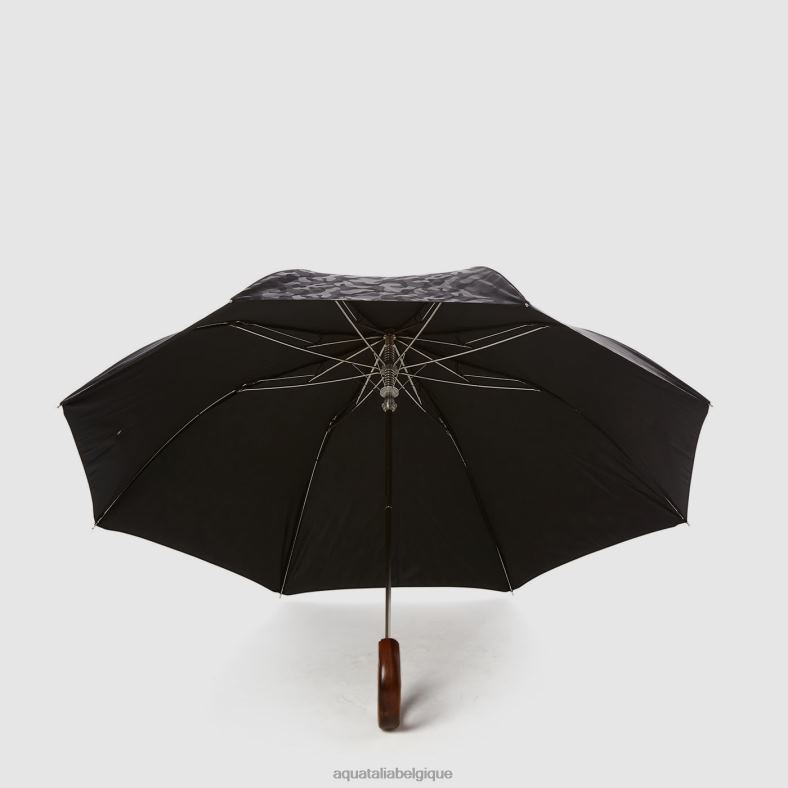 accessoires Aquatalia parapluie court camouflage noir unisexe 62Z0T380