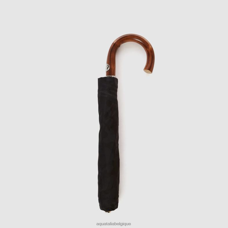 accessoires Aquatalia parapluie court camouflage noir unisexe 62Z0T380