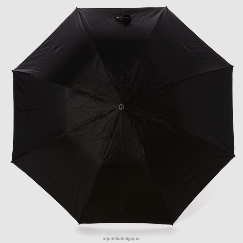 accessoires Aquatalia parapluie court mini chevron noir unisexe 62Z0T384