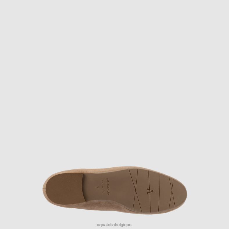 chaussures Aquatalia calandre taupe clair femmes 62Z0T49