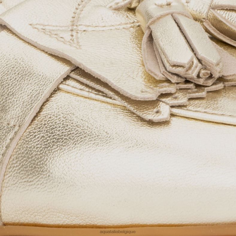 chaussures Aquatalia quinna platine femmes 62Z0T46