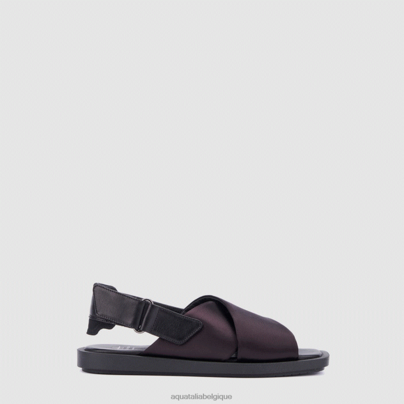 chaussures Aquatalia Jolessa aubergine foncée/noir femmes 62Z0T185