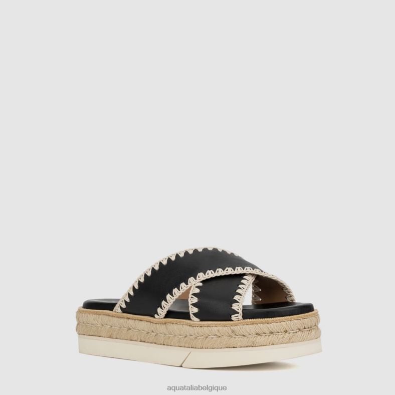 chaussures Aquatalia sylvie noir/naturel femmes 62Z0T197