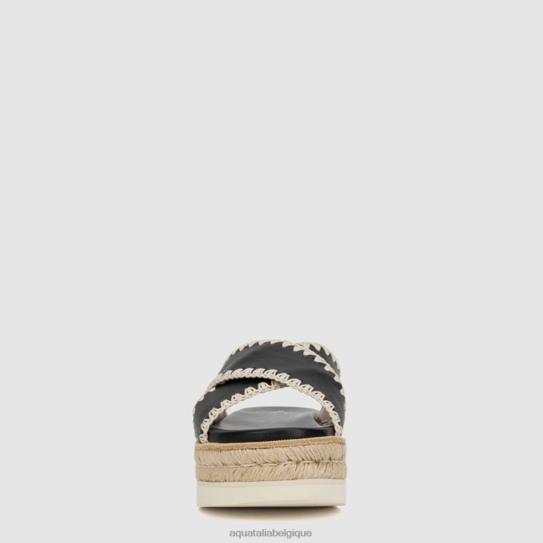 chaussures Aquatalia sylvie noir/naturel femmes 62Z0T197