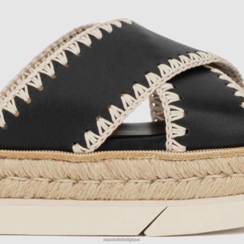 chaussures Aquatalia sylvie noir/naturel femmes 62Z0T197