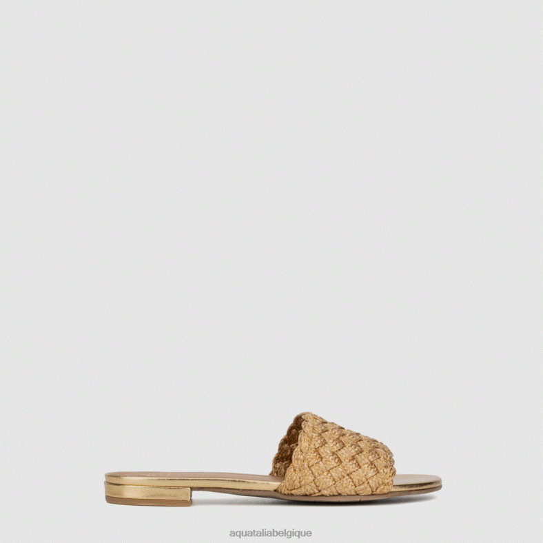 chaussures Aquatalia tatia naturel/or femmes 62Z0T198