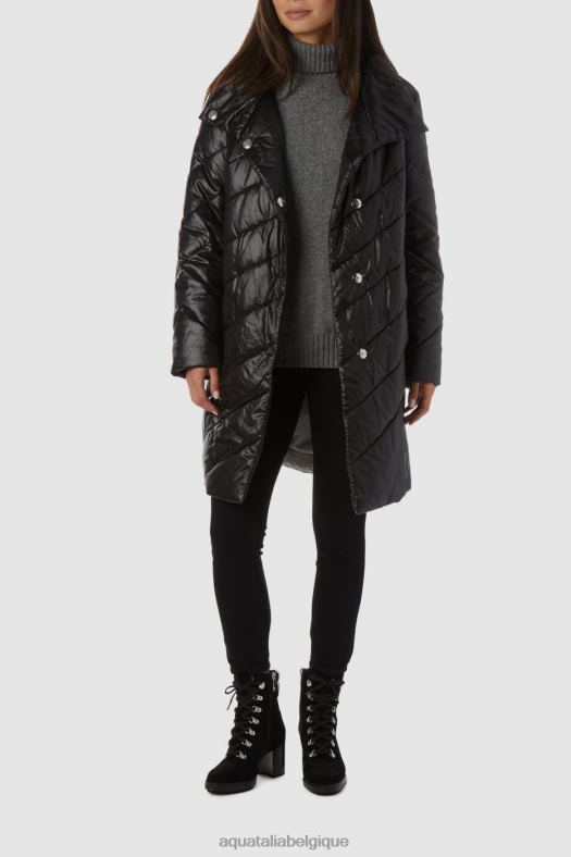 vêtements Aquatalia diagonale noir femmes 62Z0T271