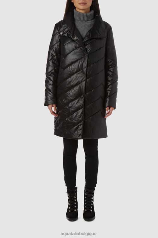 vêtements Aquatalia diagonale noir femmes 62Z0T271