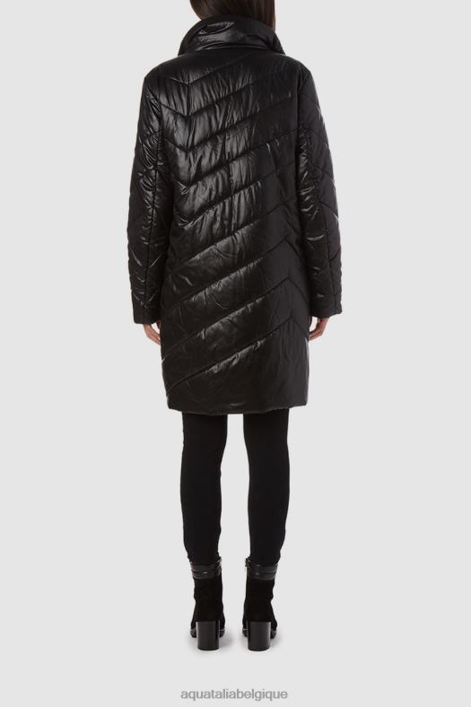 vêtements Aquatalia diagonale noir femmes 62Z0T271