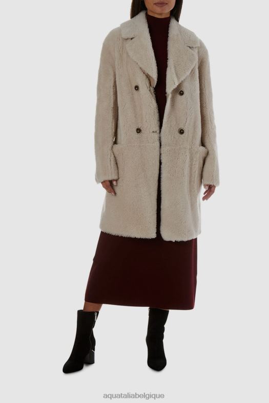 vêtements Aquatalia double beige femmes 62Z0T272