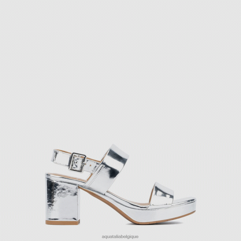 chaussures Aquatalia melly argent femmes 62Z0T102