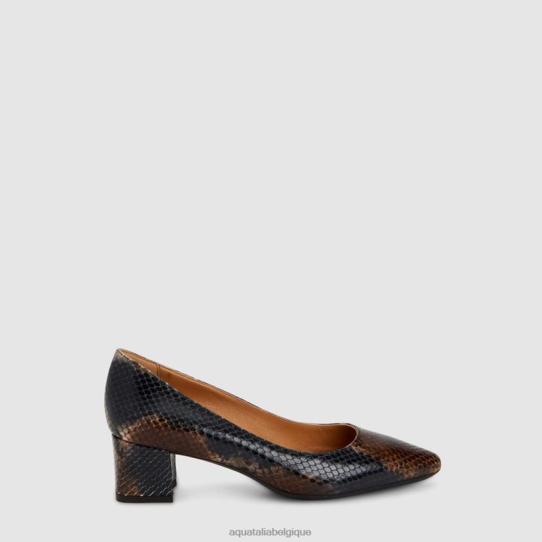 chaussures Aquatalia pacha marine/marron femmes 62Z0T213