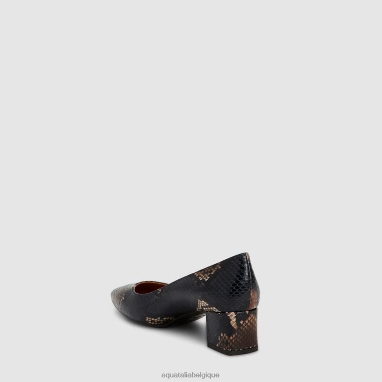 chaussures Aquatalia pacha marine/marron femmes 62Z0T213